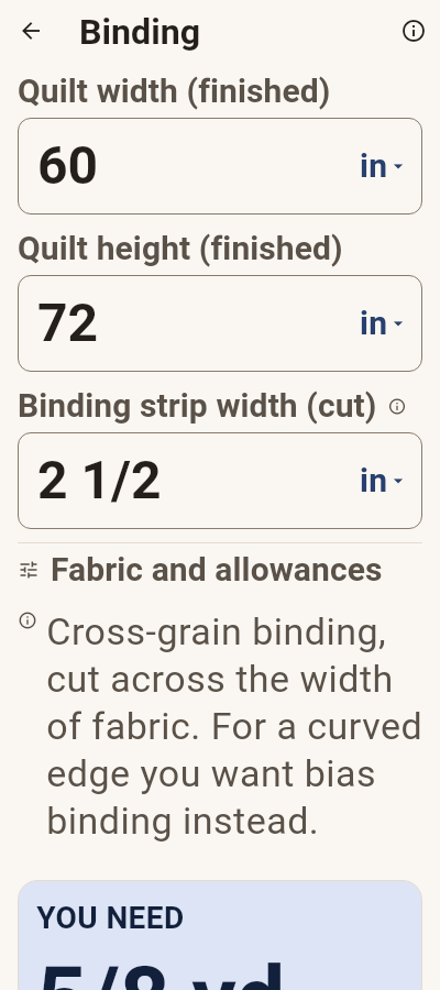 The same Binding tool at 200% system text size, fully legible with nothing clipped.